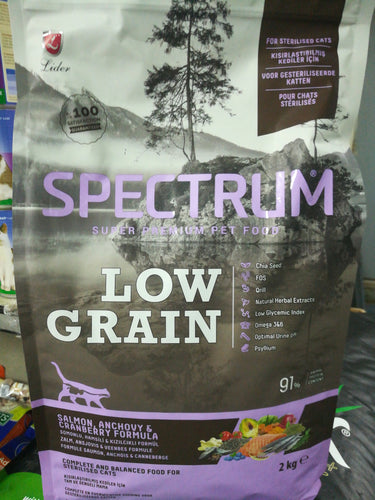 Spectrum Low Grain Salmon& ANCHOVY Cranberry 2kg