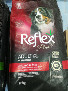 Reflex PLUS MAXI BREED  Adult Dog With Lamb &Rice 18kg