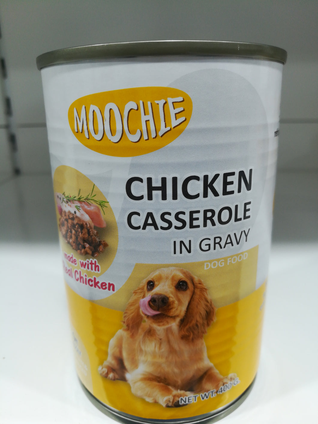 Moochie  Dog. CASSEROLE Chicken In Gravy 400gX24 Pcs