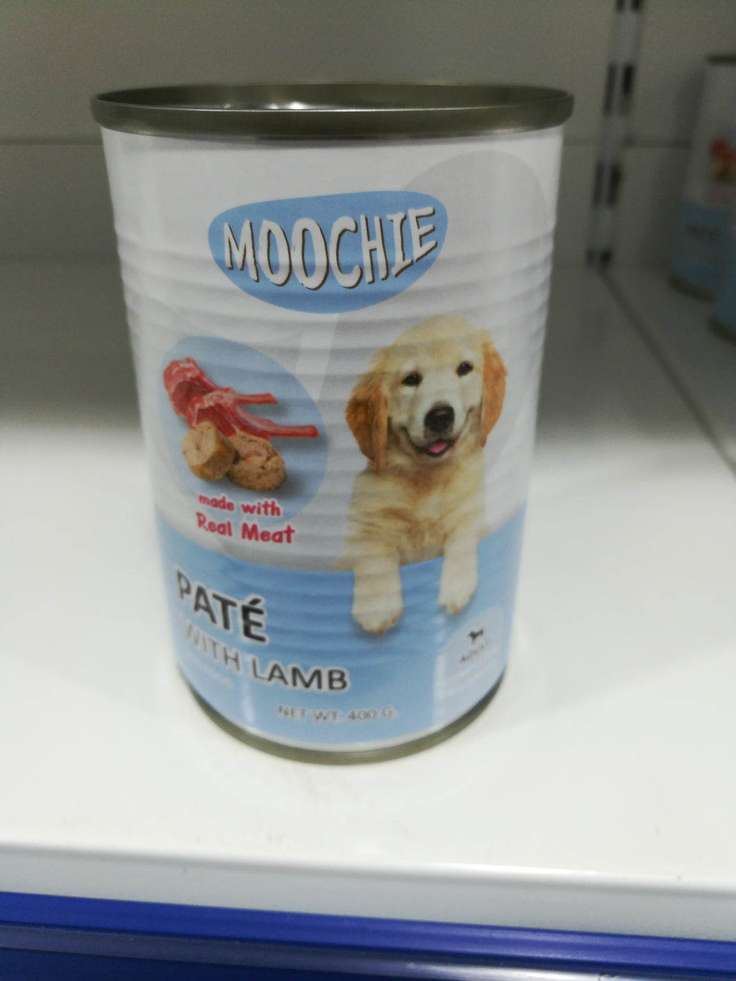 Moochie Dog Food Pate With Lamb 400g