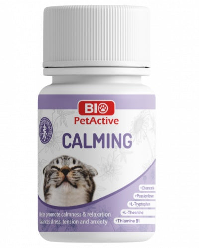 cat calming chewable tablet (helps promote calmness & relaxation balances stress& tension & anxiety