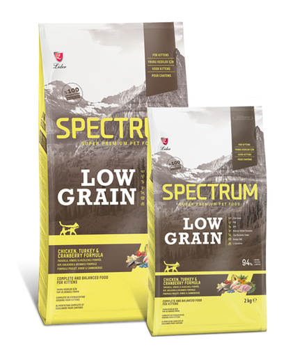 SPECTRUM LOW GRAIN  KITTEN FOOD 12KG