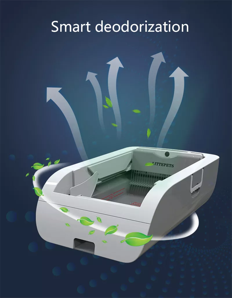 smart cat litter toilet-key press luxury automatic self cleaning