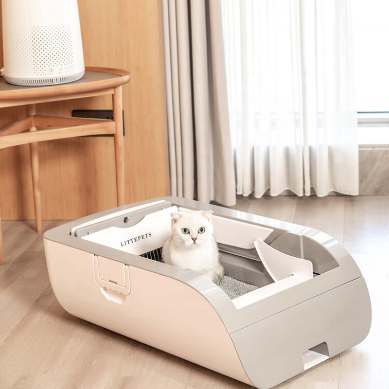 Litter Key Computer smart cat litter toilet-key press luxury automatic self cleaning ...