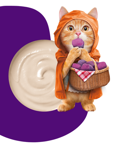 MOOCHIE CREAMY TREAT CHICKEN PURPLE SWEET PATATO Flavour 15GRX5