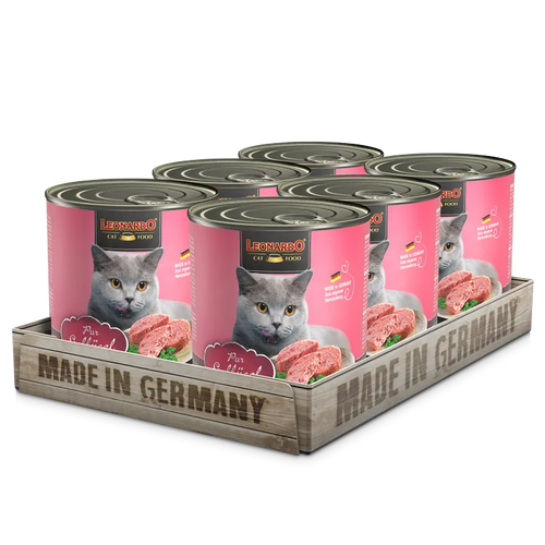 LEONARDO ADULT CAT  PURE POULTRY 400GRX6CAN (MADE IN GERMANY)