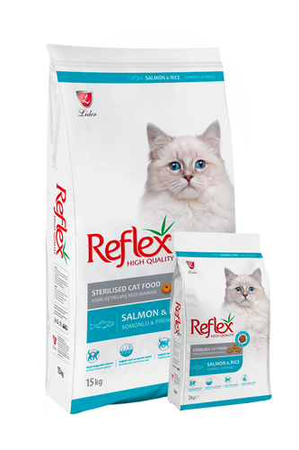 REFLEX CAT STERILISED SALMON & RICE 15KG