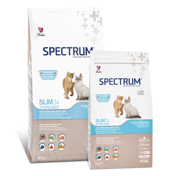 Spectrum  Adult Cat Food slim 34/ 2kg