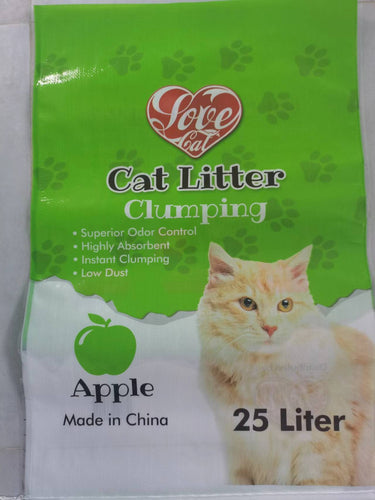 BENTONIE CAT LITTER APPLE SCENT 20KG