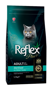 REFLEX PLUS STERILISED CAT FOOD CHICKEN 1,5KG