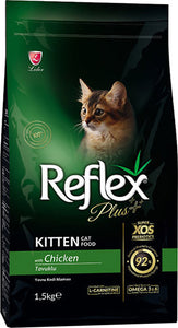 REFLEX PLUS Kitten CHICKEN  Dry Food. 1.5KGX12BAG