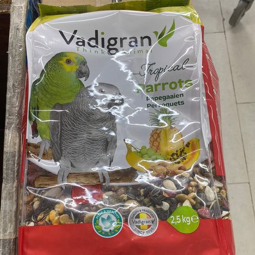 Vadigran Tropical parrots Food. 2.5Kg