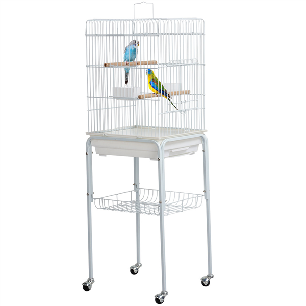SMALL PARROT CAGE WITH STAND