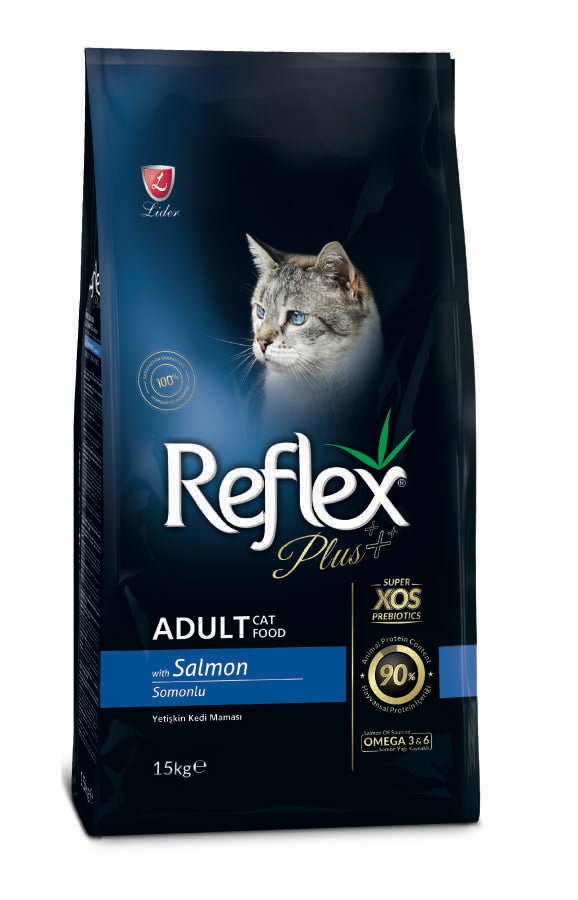 REFLEX PLUS ADULT CAT FOOD SALMON 15KG