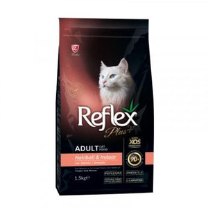 REFLEX PLUS ADULT CAT HAIRBALL  indoor SALMON 1,5 KG