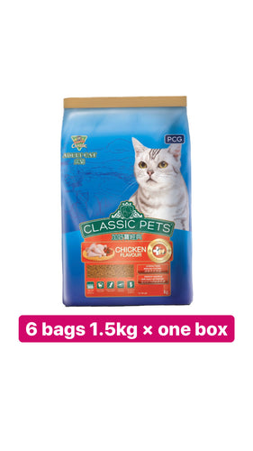 Classic pets. Cat Dry food Chicken. 1.5kg ×6bags