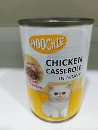 MOOCHIE CAT FOOD with Mince  in  Gravy chicken 400gr can