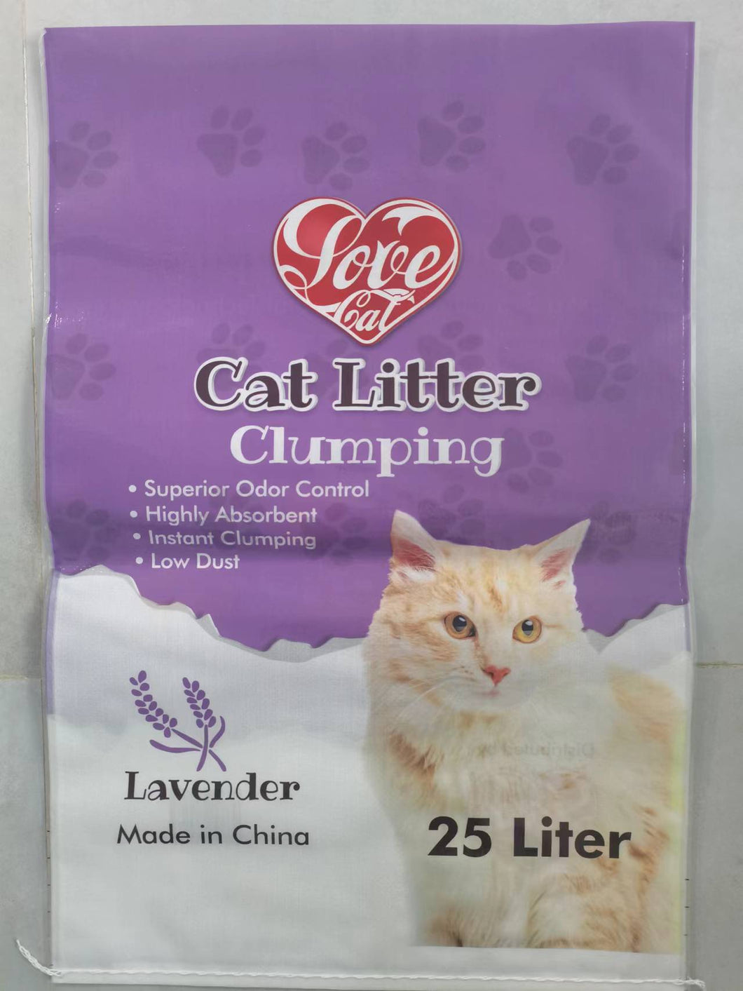 BENTONIET CAT LITTER LAVENDER  SCENT 20KG