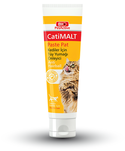 Cati̇ Malt Hai̇rball Control (Hair Ball Preventer for Cats) PACK 100MLX6PIECS