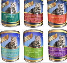 Load image into Gallery viewer, PRIME CLASSICA CANNED CATFOOD ASSORTED TUN CKN SARDINE PRAWN 400GRX24