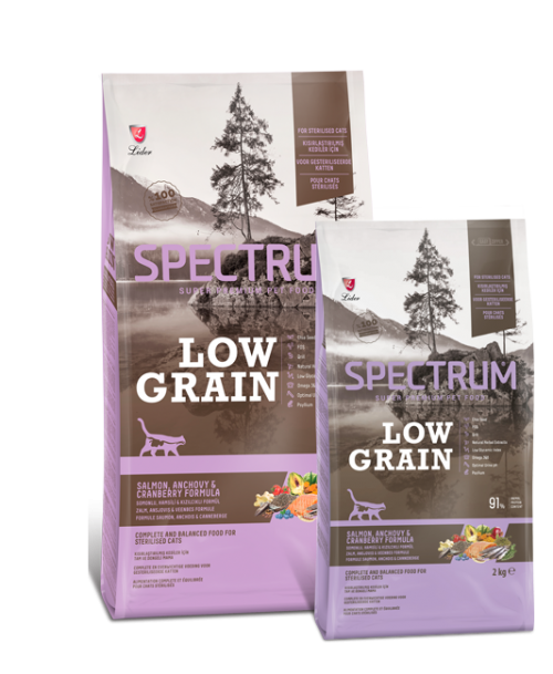 SPECTRUM LOW GRAIN STERLISED SALMON & ANCHOY 12KG