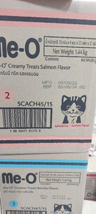 Me-o Creamy Treats salmon Flavour ctn 24pkt(2dzn)