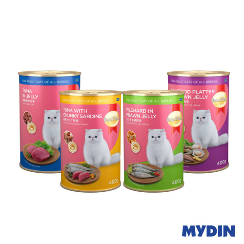 smart heart cat assorted can food 400grx24 (seafood/sardien tuna)