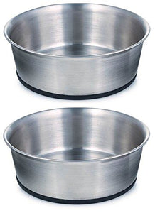 dog stainless steel heavy bowl