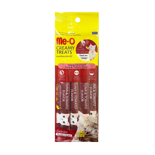 me-o creamy treat  tuna & tomoato flav15grx4